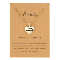 Кулон с цепочкой Сердце - Овен BJK208-01