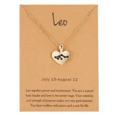 Кулон с цепочкой Сердце - Лев BJK208-05