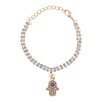 Браслет со стразами Хамса 1A0093-01