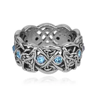 Кольцо Кельтский Волк, размер 10 KL306-10