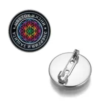 Значок Цветок жизни ZNAS-0060