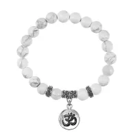 Браслет Ом (защита и духовное развитие), Кахолонг BSP-16-18