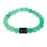 Браслет Дева с натуральным камнем Нефрит 8мм BSZ06-06