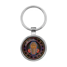 Брелок Глаз, гроб, розы BKF0190