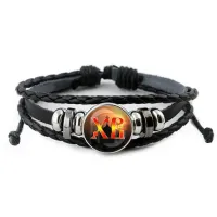 Кожаный браслет Христос воскрес! BSK-0398