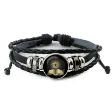 Кожаный браслет Тайные знания BSK-0400