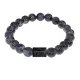 Браслет Рак (Шунгит) с нат.камнем Лабрадор 8мм BSZ06-16
