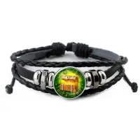 Кожаный браслет На большое богатство BSK-0408
