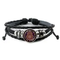 Кожаный браслет На защиту от порчи и сглаза BSK-0412