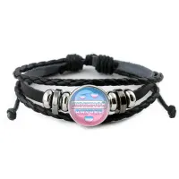 Кожаный браслет Любимой внучке BSK-0433