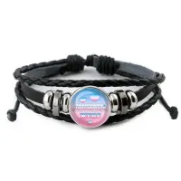 Кожаный браслет Любимой жене BSK-0436