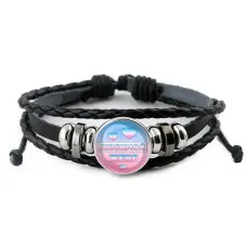 Кожаный браслет Любимой жене BSK-0436