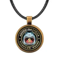 Кулон со шнурком Акула бизнеса ALKF0012