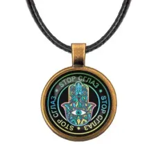 Кулон со шнурком Stop сглаз ALKF0016