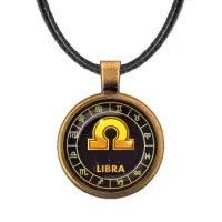 Кулон со шнурком Знаки Зодиака - Весы ALKF0030