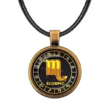 Кулон со шнурком Знаки Зодиака - Скорпион ALKF0031
