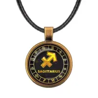 Кулон со шнурком Знаки Зодиака - Стрелец ALKF0032