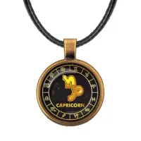 Кулон со шнурком Знаки Зодиака - Козерог ALKF0033