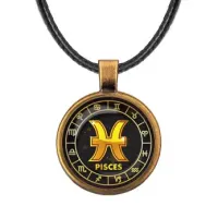 Кулон со шнурком Знаки Зодиака - Рыбы ALKF0035
