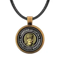 Кулон со шнурком Николай Чудотворец ALKF0045