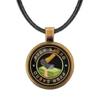 Кулон со шнурком Руби бабло ALKF0078