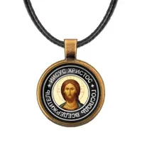 Кулон со шнурком Иисус Христос ALKF0098