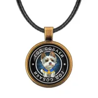 Кулон со шнурком Восточный гороскоп - год Собаки ALKF0109