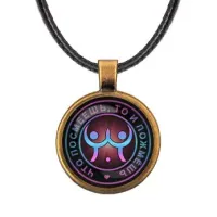 Кулон со шнурком Что посмеешь, то и пожмешь ALKF0128