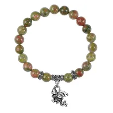 Браслет Дракон (удача, могущество, успех), Унакит BSP-17-25