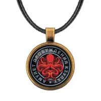 Кулон со шнурком Амулет пробуждения Ктулху ALKF0136