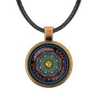 Кулон со шнурком Мандала Ом ALKF0141