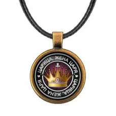 Кулон со шнурком Царица ALKF0144