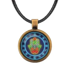 Кулон со шнурком Хамса ALKF0180