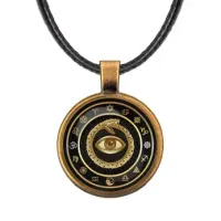 Кулон со шнурком Глаз и Уроборос ALKF0185