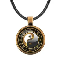 Кулон со шнурком Инь-Ян ALKF0186