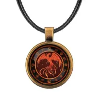 Кулон со шнурком Феникс ALKF0192