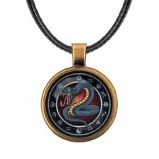 Кулон со шнурком Змея ALKF0193