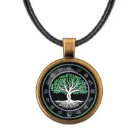 Кулон со шнурком Два дерева ALKF0195