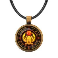 Кулон со шнурком Скарабей ALKF0201