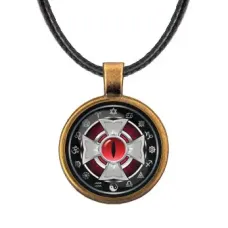 Кулон со шнурком Крест с глазом ALKF0202