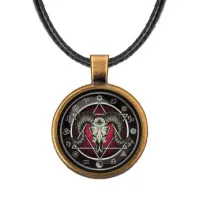 Кулон со шнурком Череп козла ALKF0210