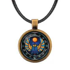 Кулон со шнурком Крылатый скарабей ALKF0218