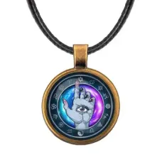 Кулон со шнурком Рука с глазом ALKF0225