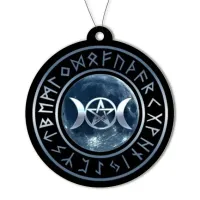 Ароматизатор-амулет Знак Богини, аромат Черный лед AR102