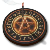 Подставка для благовоний Огненная пентаграмма PB217