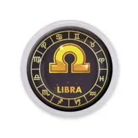 Акриловый магнит d.56мм Знаки Зодиака - Весы MAF0030