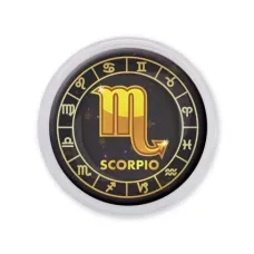 Акриловый магнит d.56мм Знаки Зодиака - Скорпион MAF0031