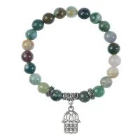 Браслет Хамса (от сглаза и зла), Яшма BSP-18-01