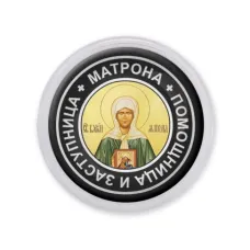 Акриловый магнит d.56мм Святая блаженная Матрона Московская MAF0092