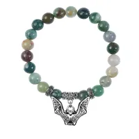 Браслет Летучая мышь (защита, счастье, успех), Яшма BSP-18-12